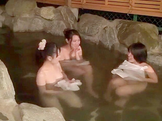 Japanese Girls' Onsen Naked Bodies Sneak Peek by Horny Peeping Tom, XXX Boobs and Pussy